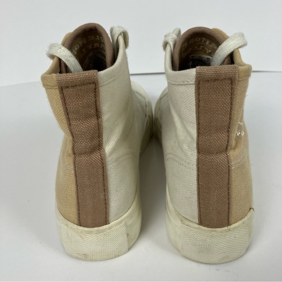 American Eagle Platform Smiley® Colorblock Embroidered High-Top Sneakers Sz 7 - Picture 10 of 16